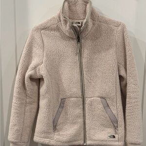 The North Face Women's Beige Teddy Jacket